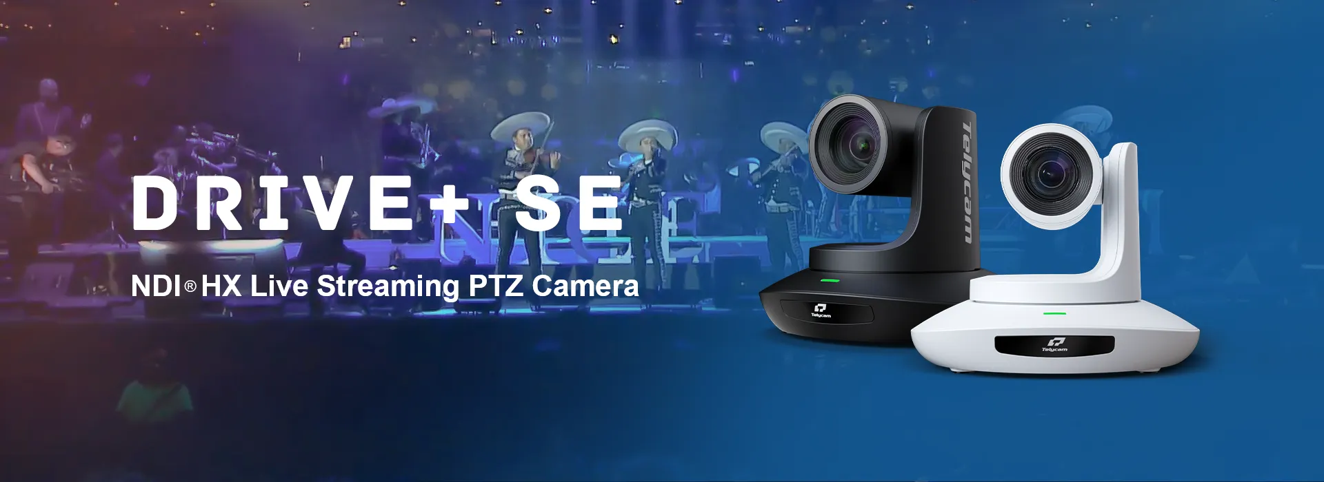 Drive+ SE PTZ camera-20x from Telycam, Enterprise-Level Solution for Live Streaming