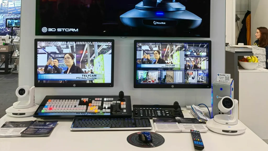 Telycam debuted its new NDI® series PTZ camera at ISE 2023