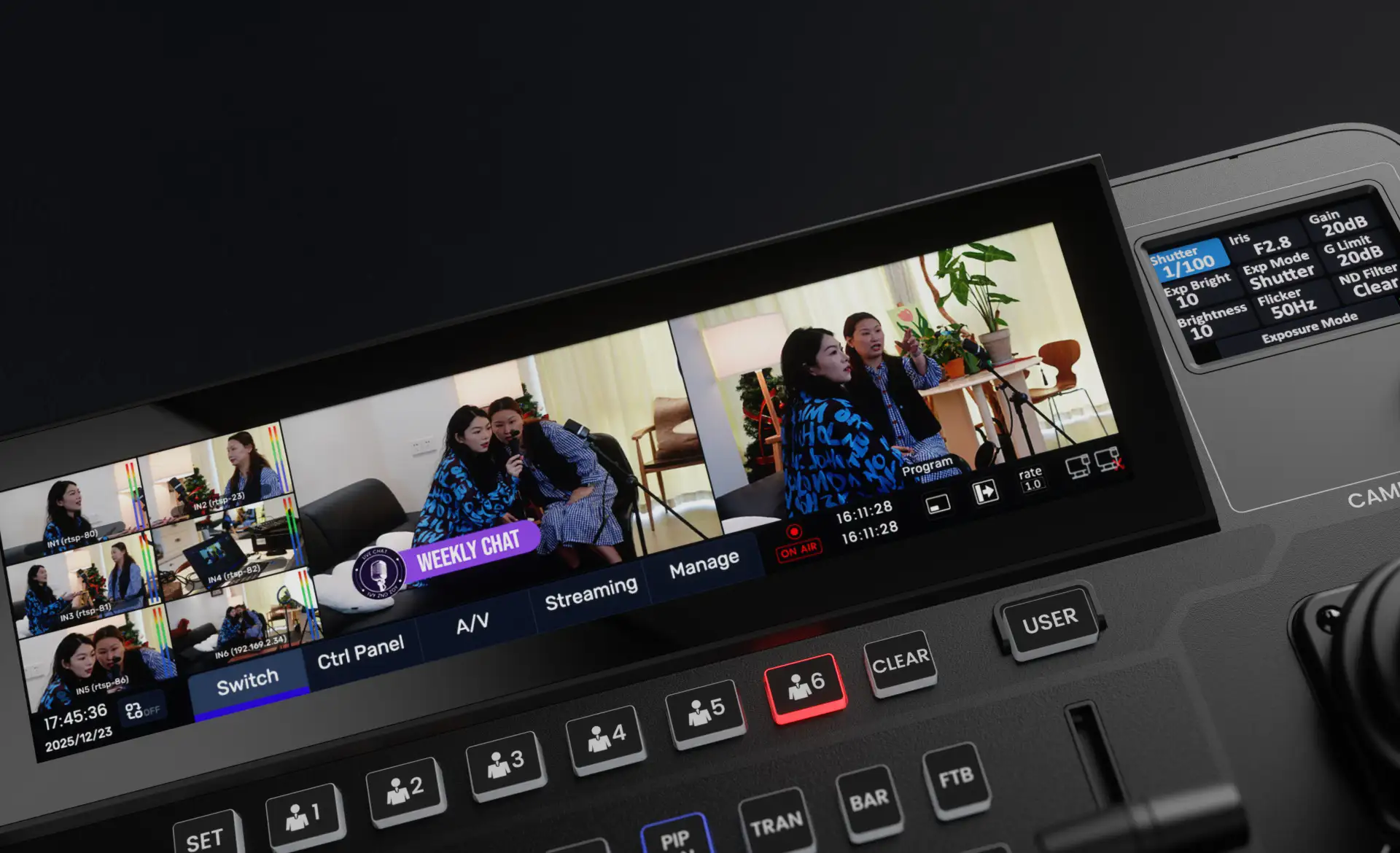 PTZ 控制和预设位