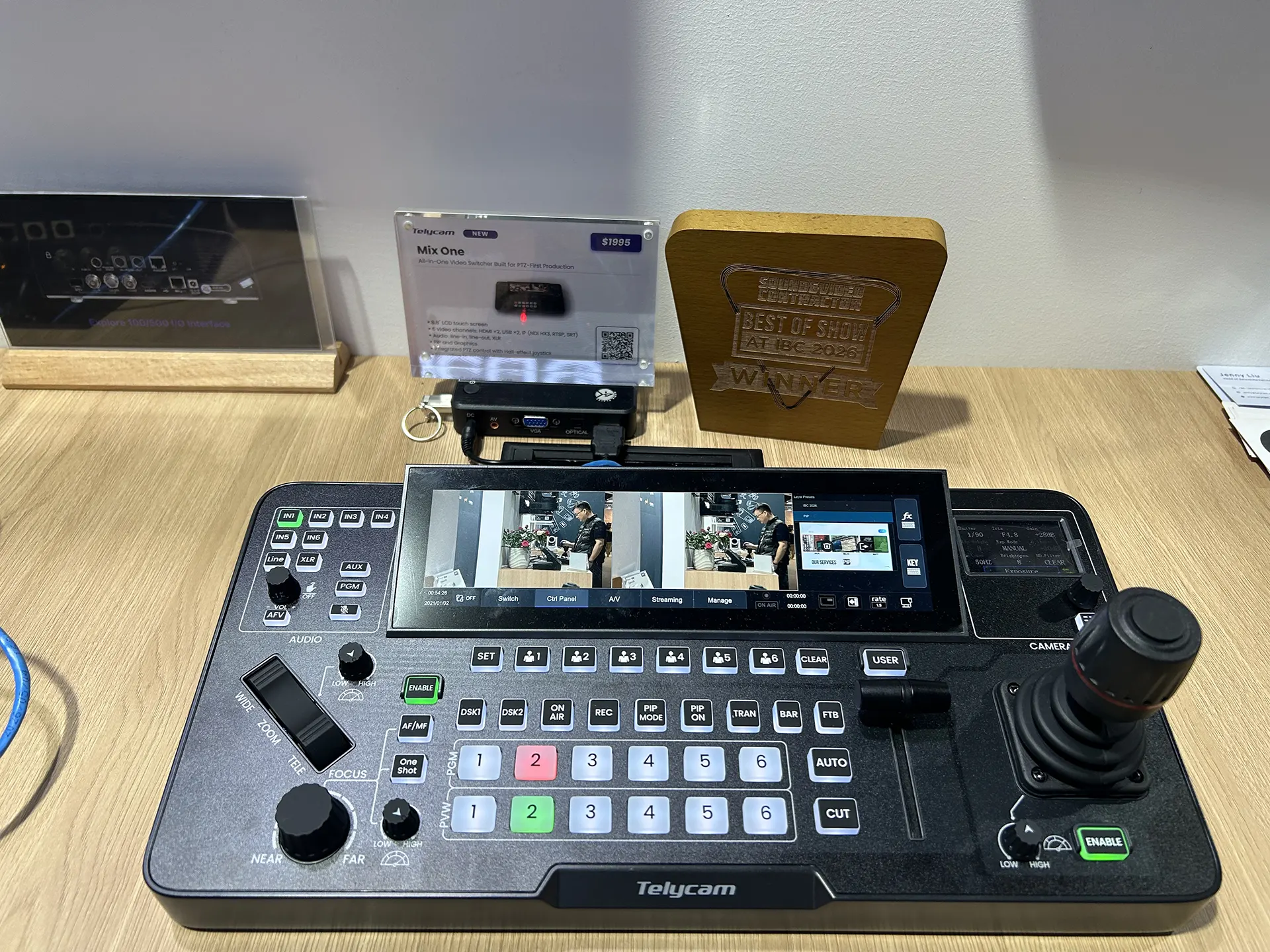 Telycam Mix One 斩获 IBC 2026 Sound & Video Contractor Best of Show 大奖